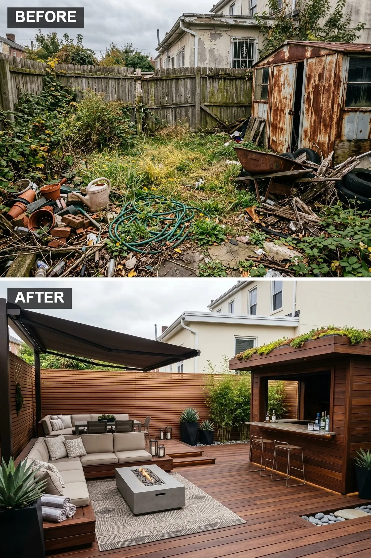 Ultimate Outdoor Bar and Lounge