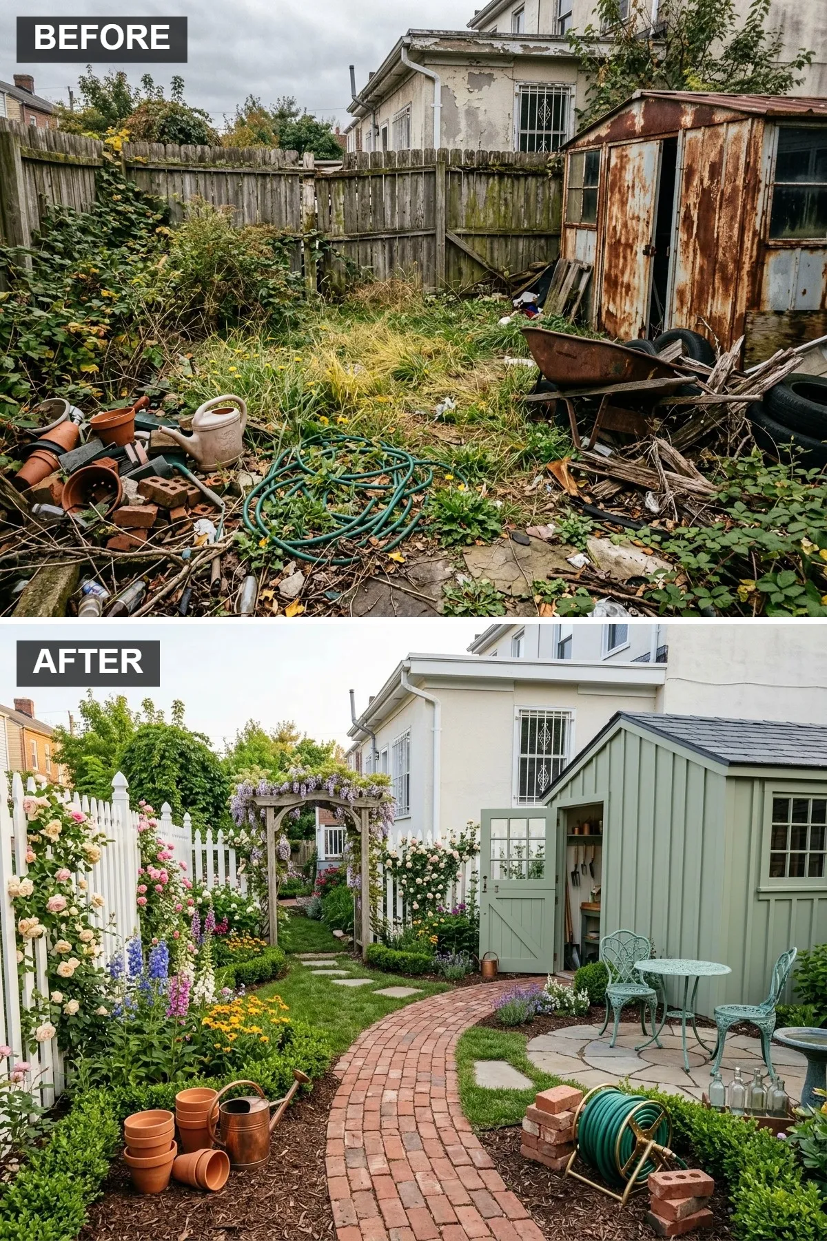 Classic English Rose Garden
