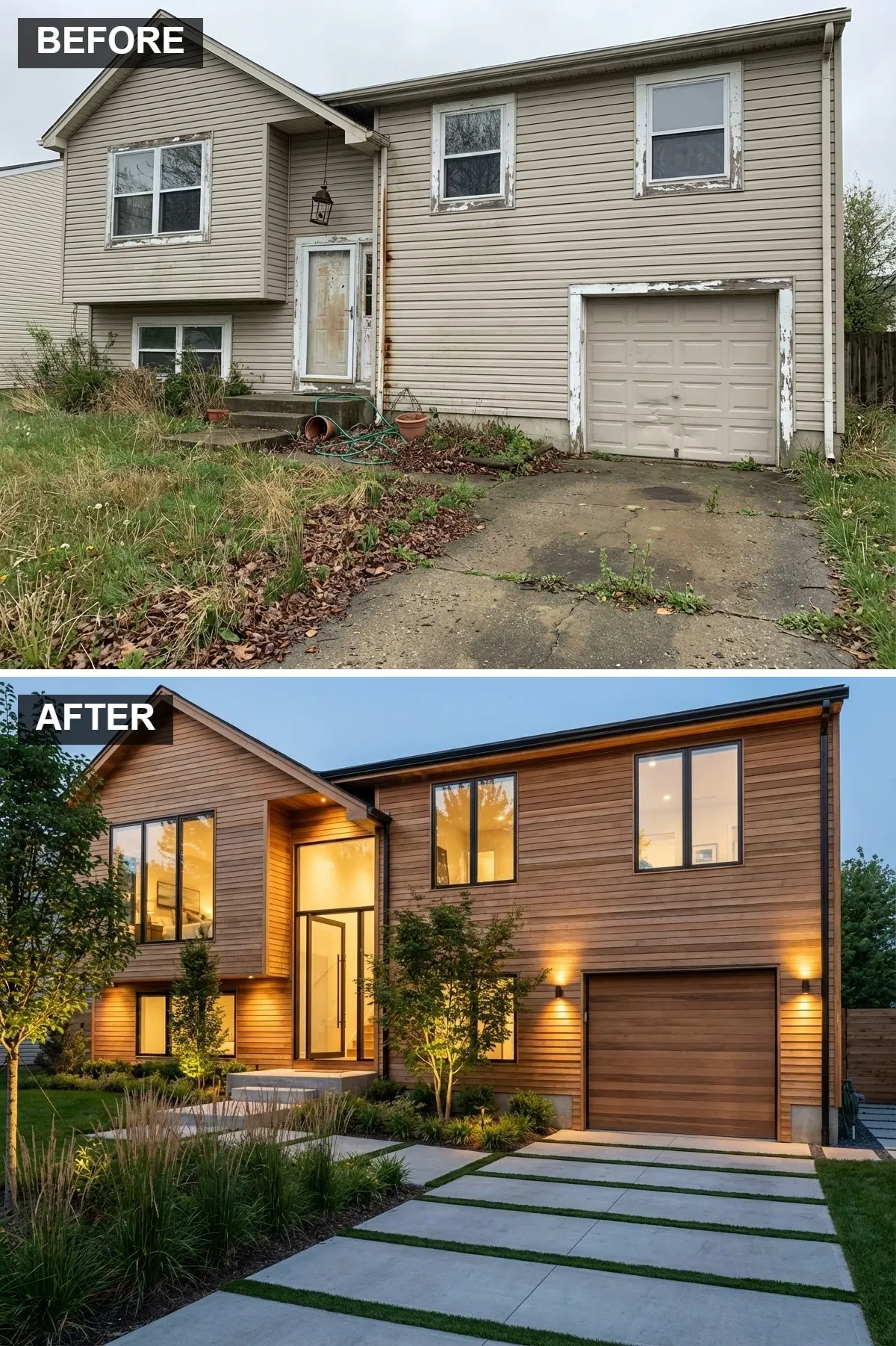 Sleek and Sophisticated Wood Cladding