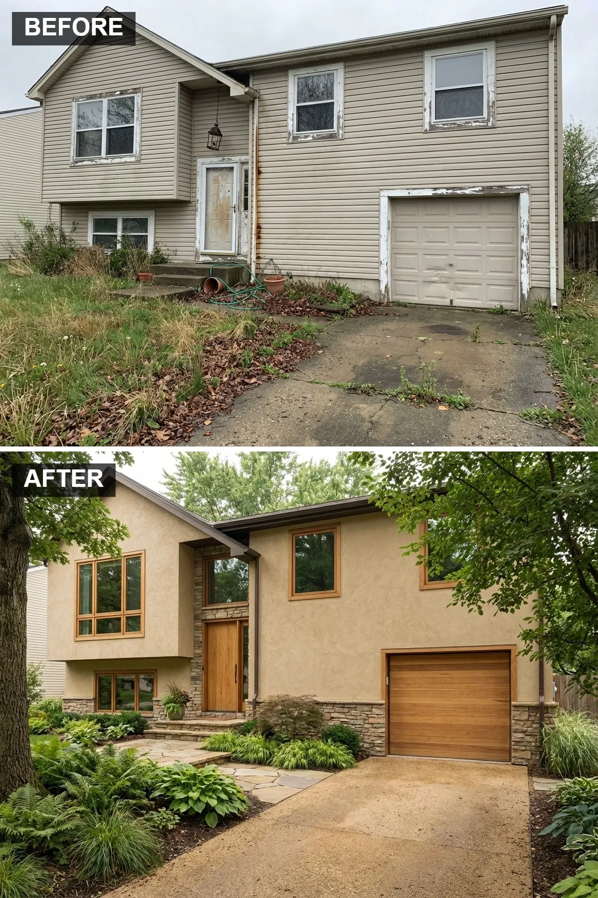 Organic Modern with Stone and Wood