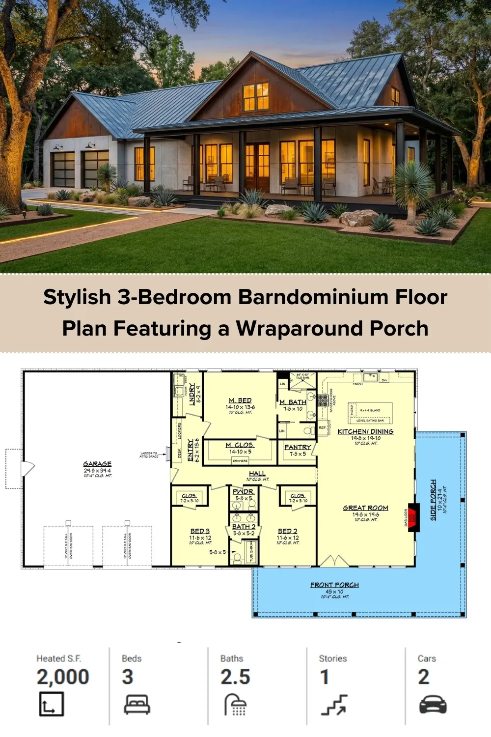 The Ultimate Wrap-Around Porch House Plan