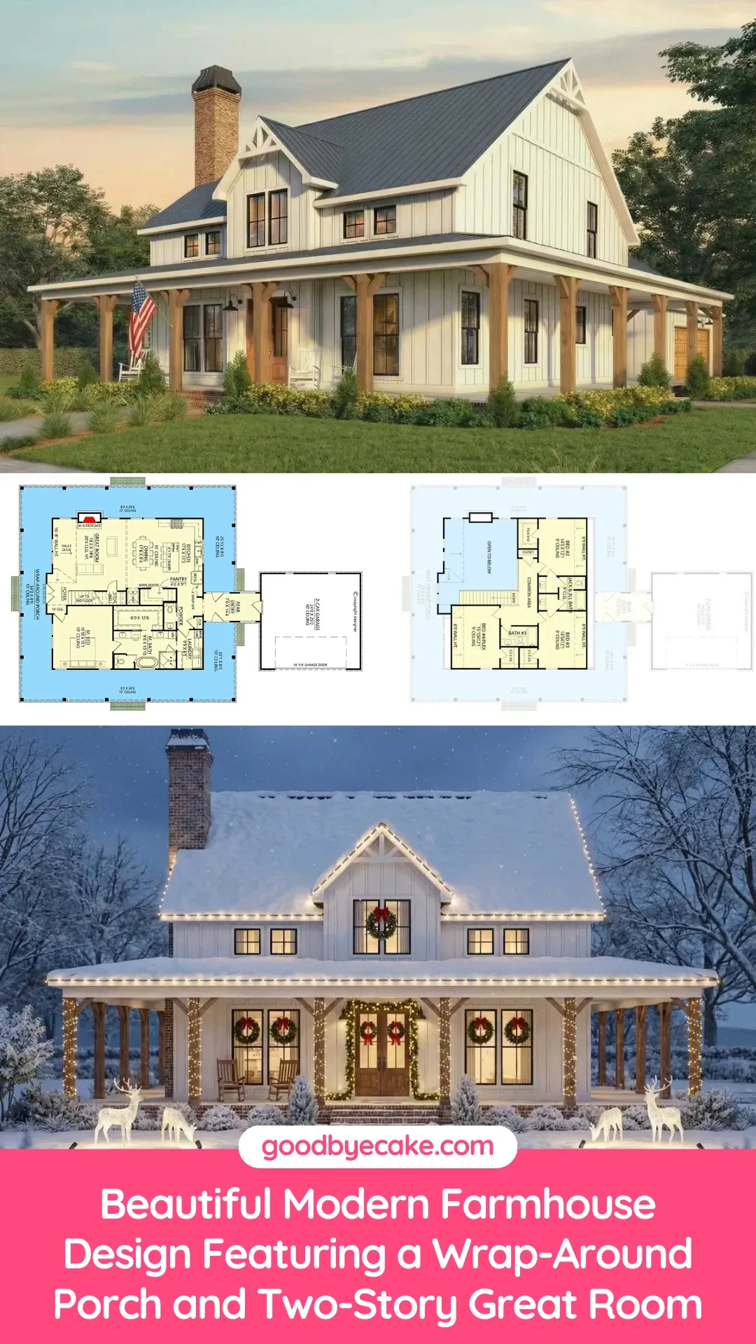 Functional Family Home Design: 2,500+ Sq Ft Farmhouse Layout