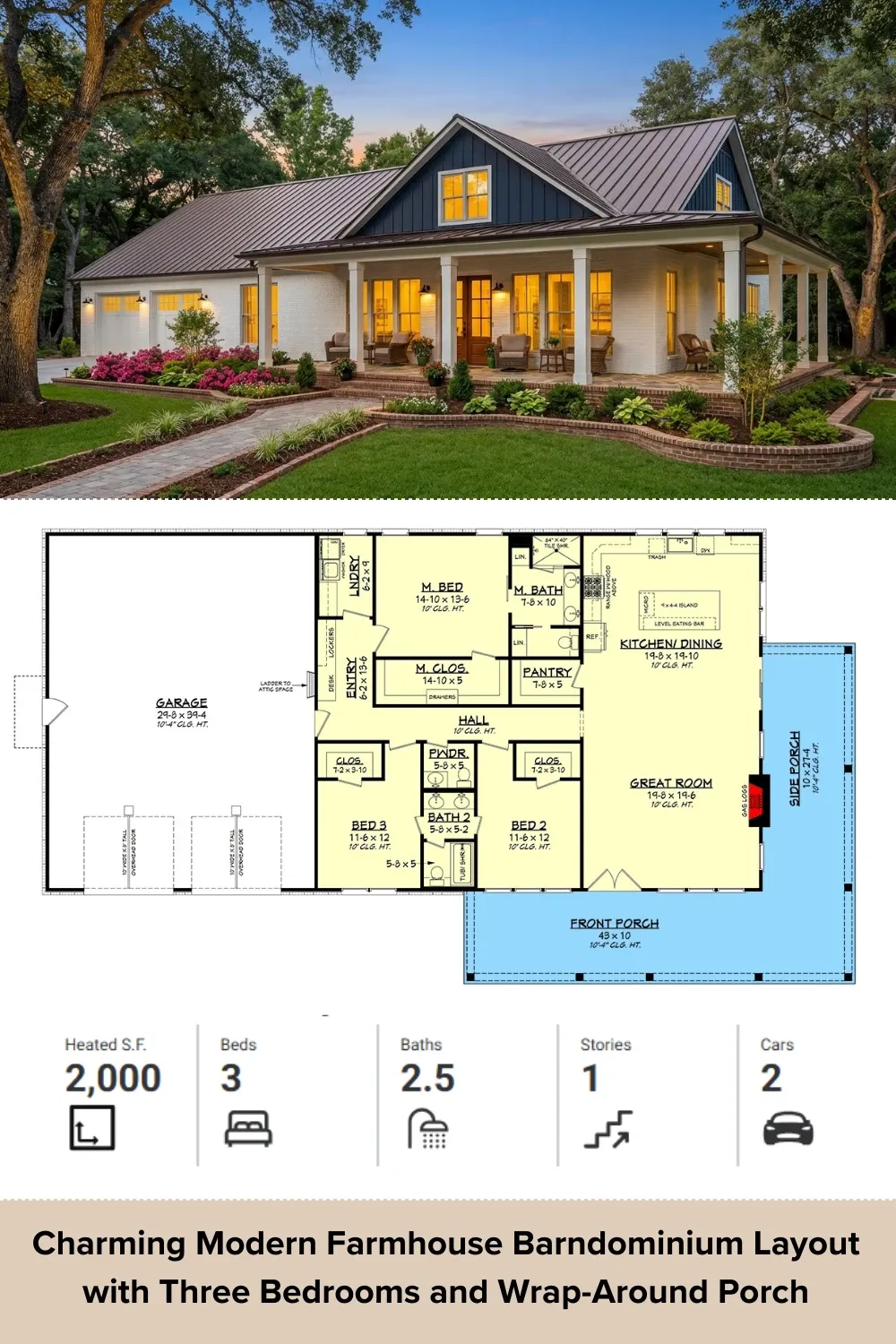 Practical & Stylish: Plan with Mudroom & Pantry