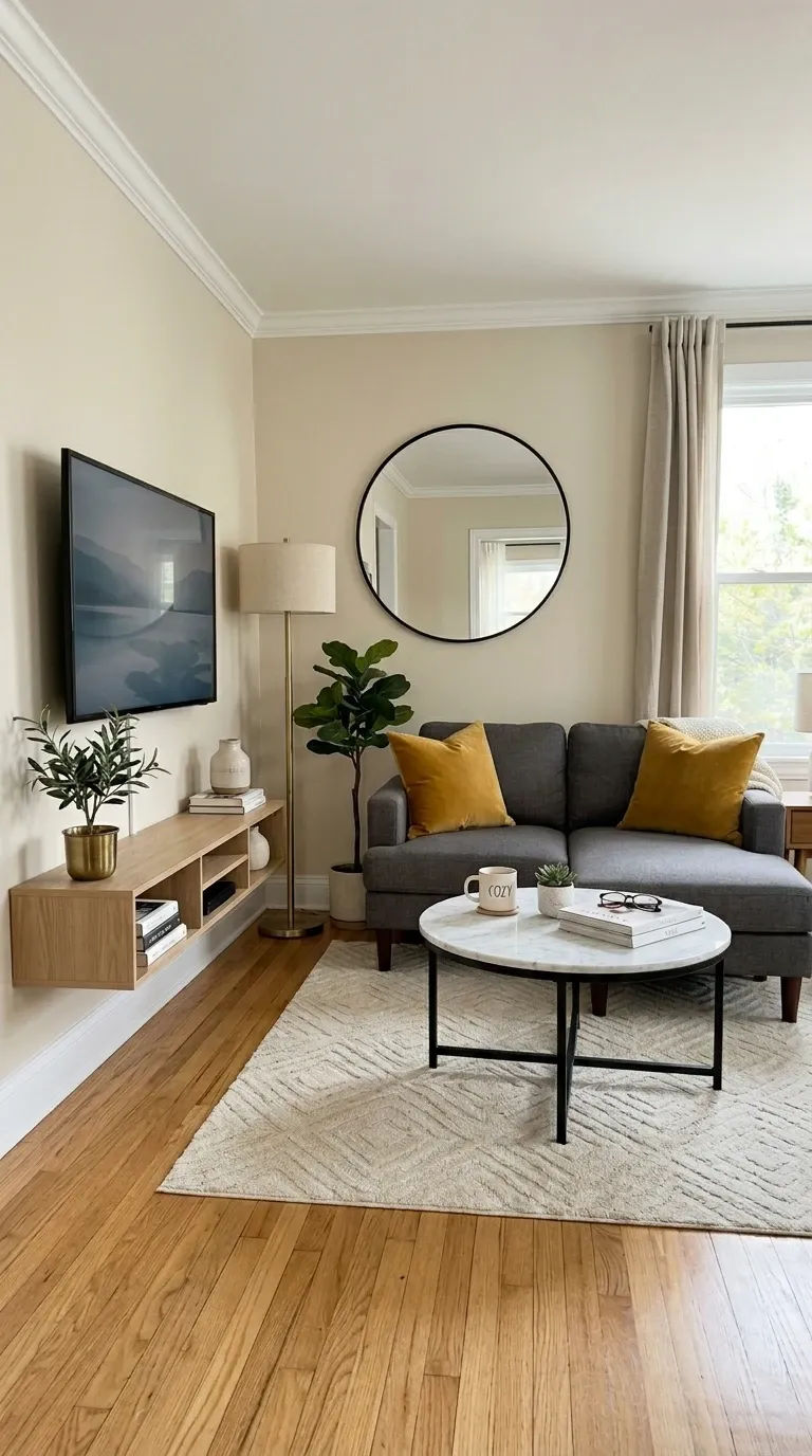The Airy Minimalist Living Room