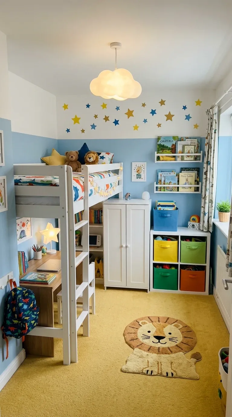Playful & Organized Kids' Loft