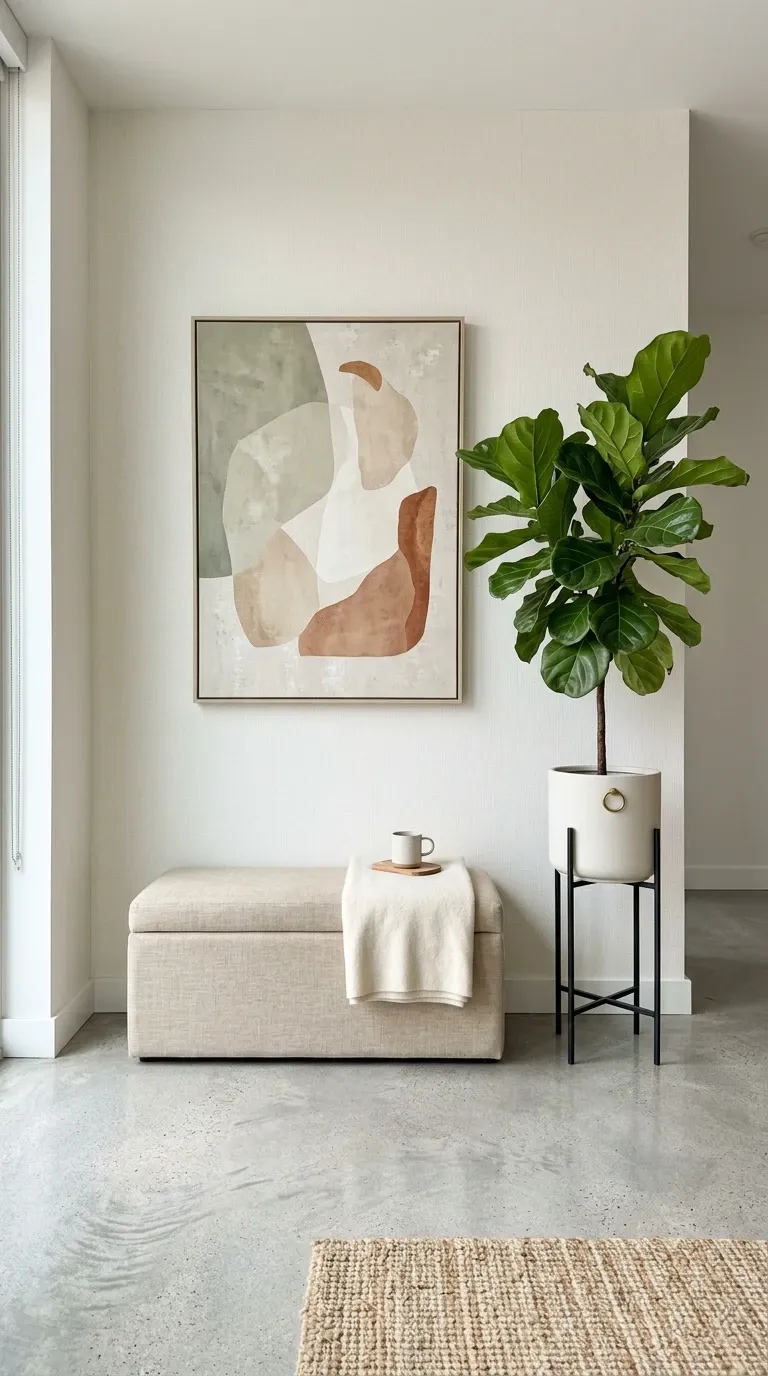 Minimalist Foyer with Impact