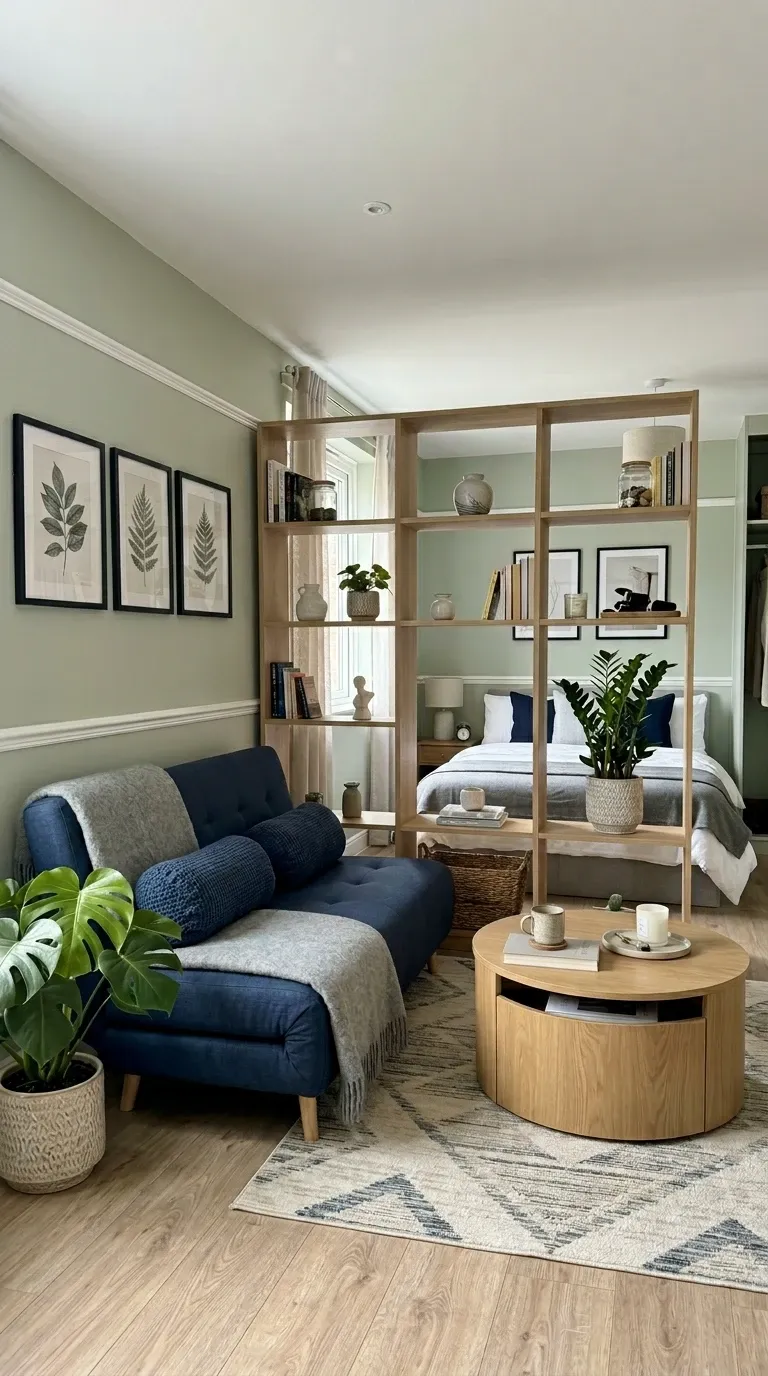 Zoned Studio Apartment