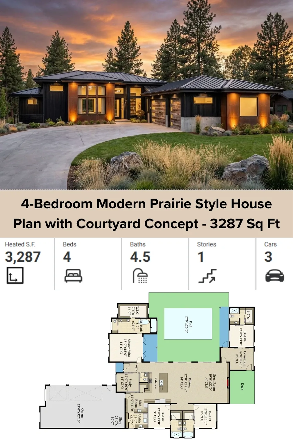 Industrial Rustic Home Exterior