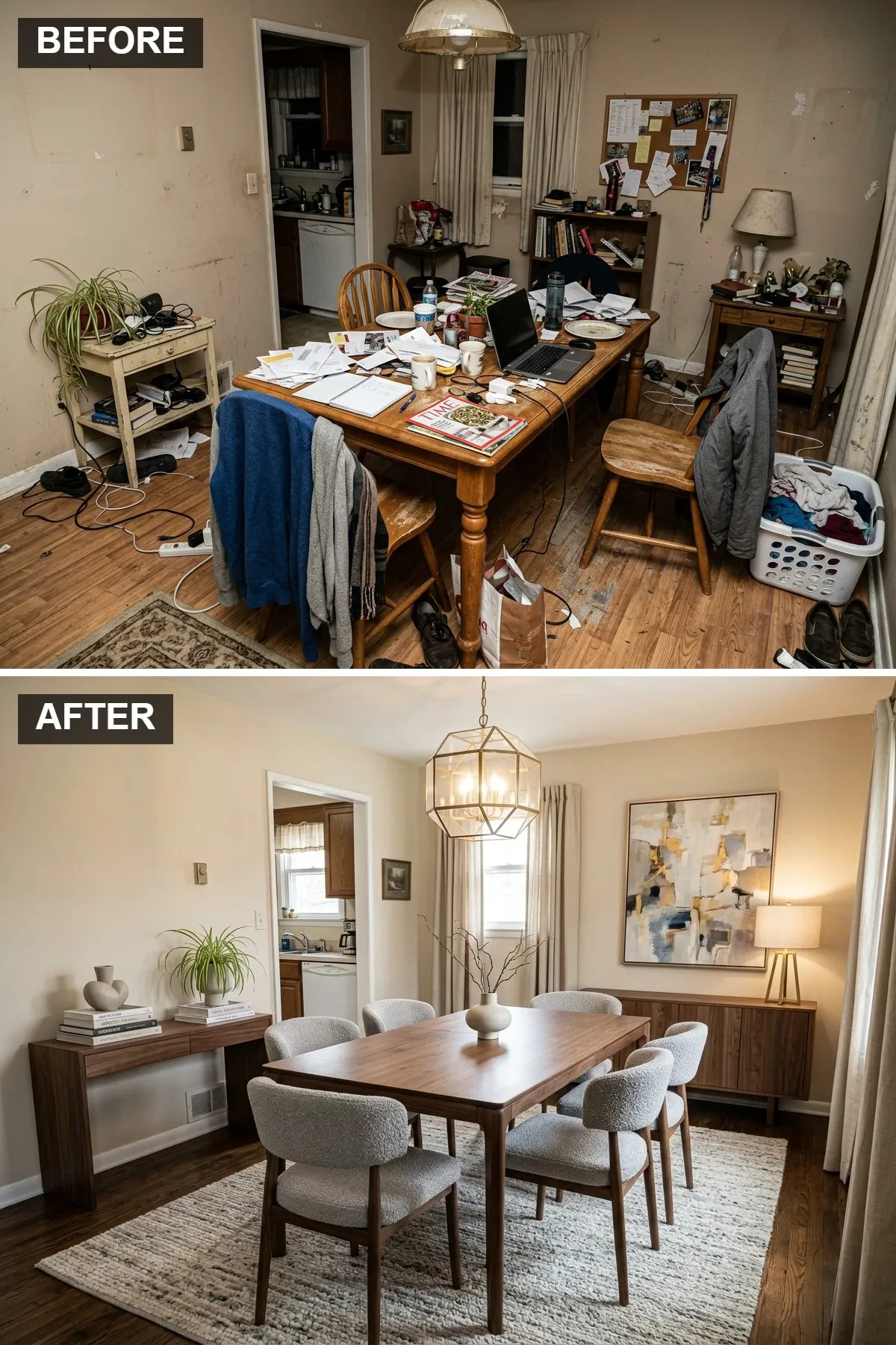 Warm and Cozy Mid-Century Modern