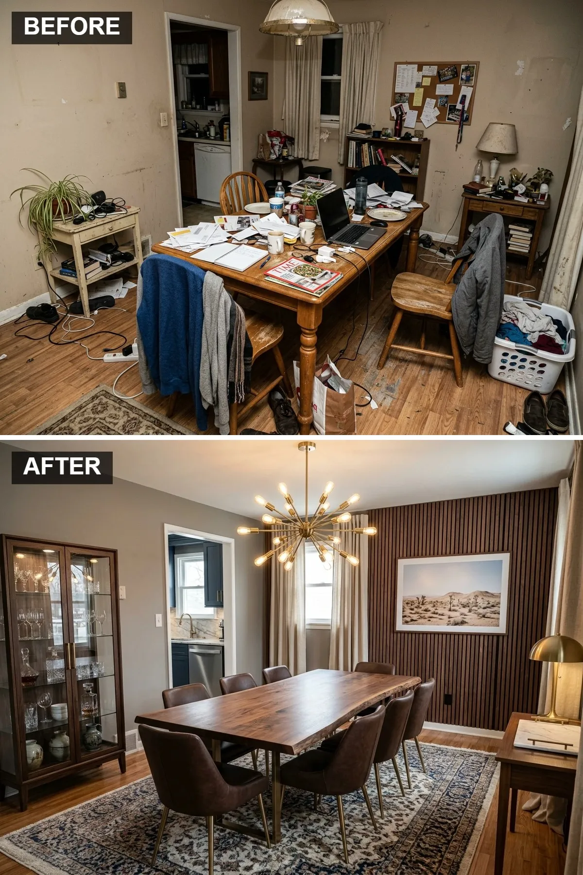 Mid-Century Modern Meets Industrial