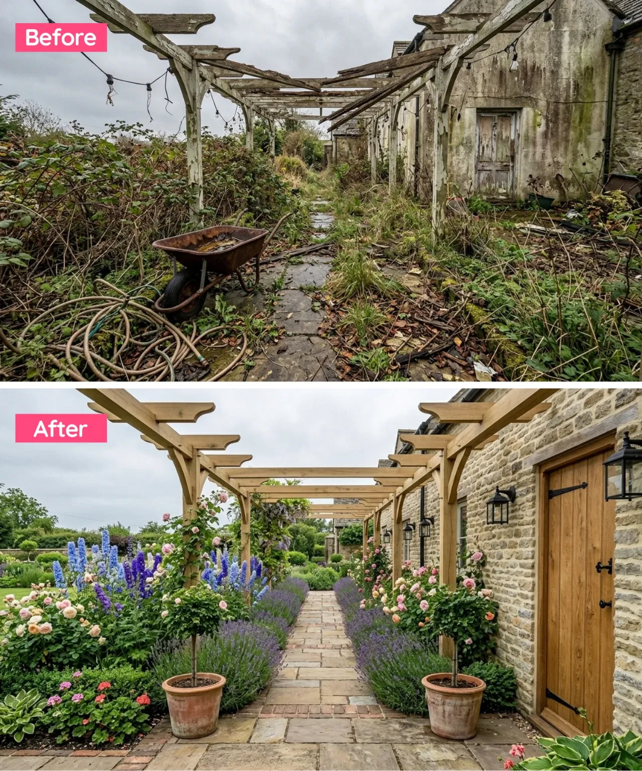 Timeless Romantic Walkway