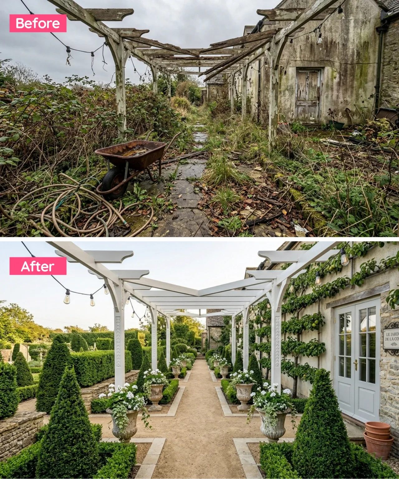 Elegant European Formal Garden