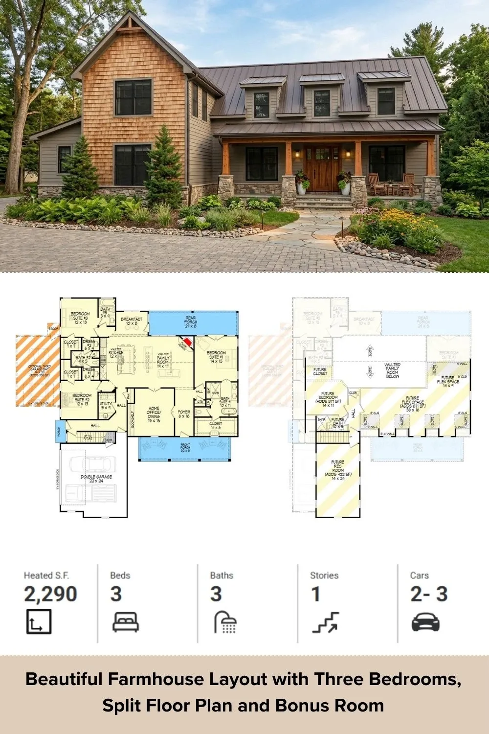 Shingle Style Farmhouse with Cedar Shakes