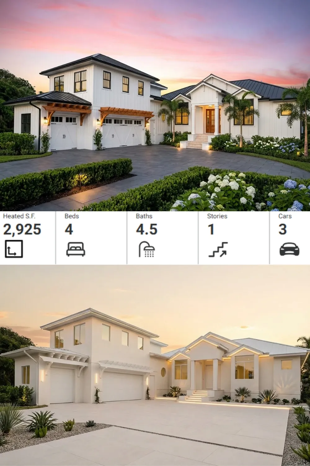 4-Bed Coastal House Plan | Open Concept & Split Bedrooms