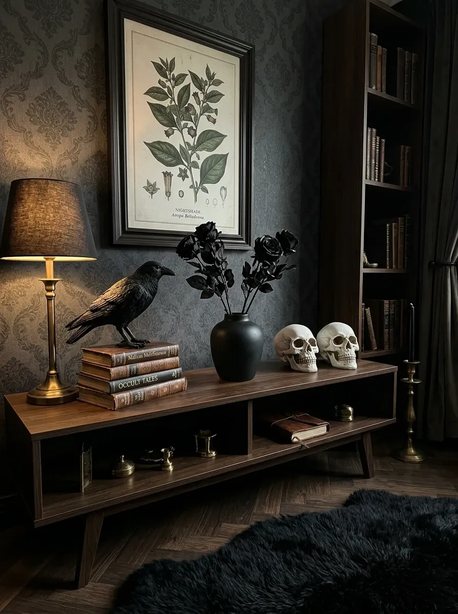 Gothic Victorian Halloween Study