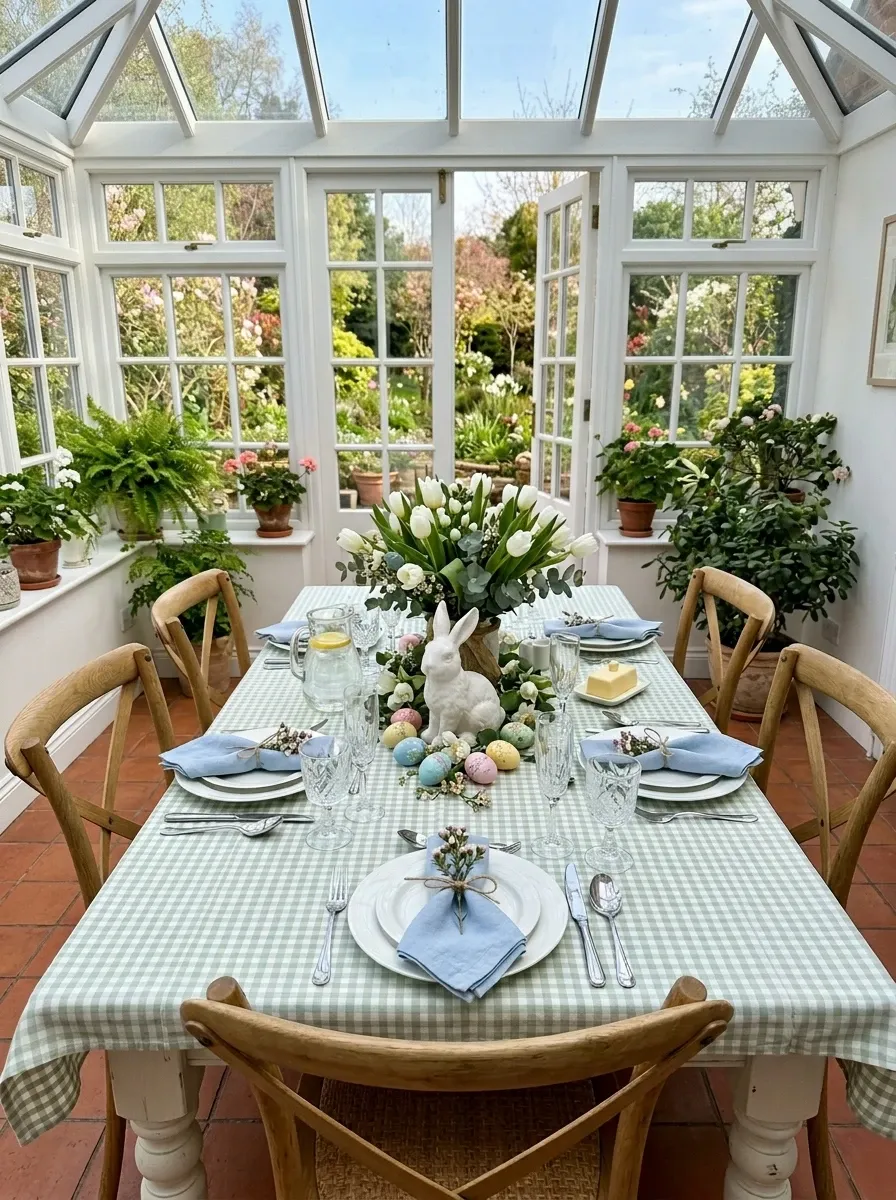 Fresh Spring Easter Conservatory