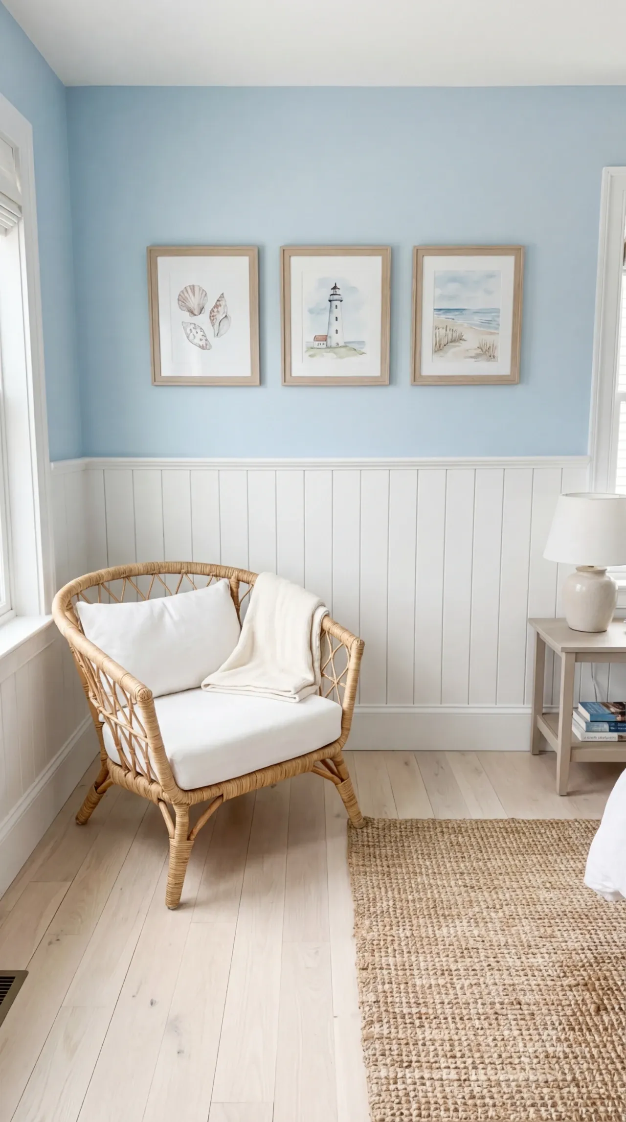 Coastal Themed Prints with Beadboard