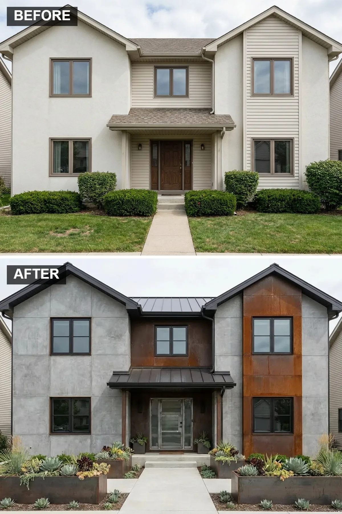 Industrial Chic with Concrete and Steel
