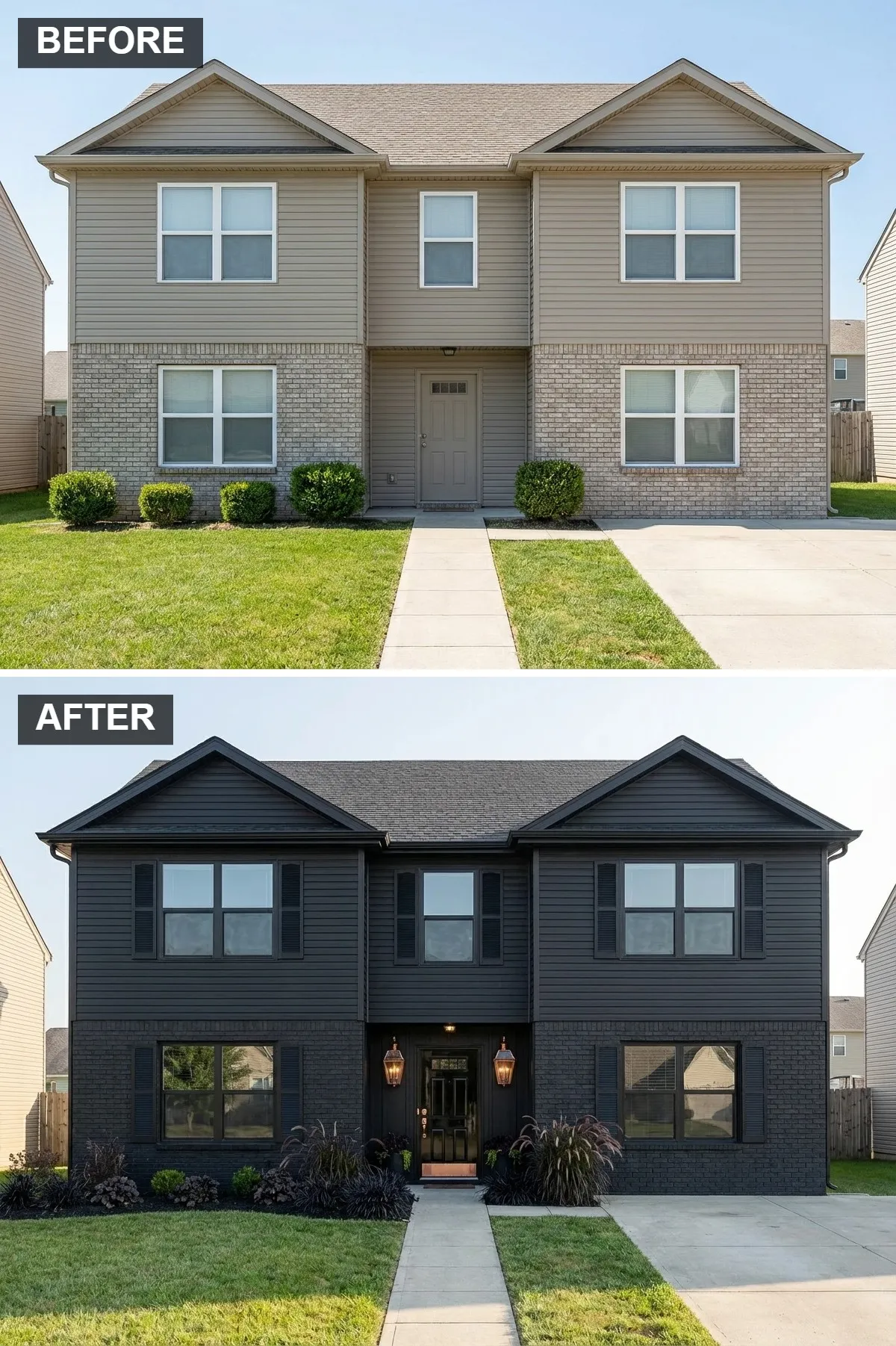 Dramatic All-Black Monochromatic Statement