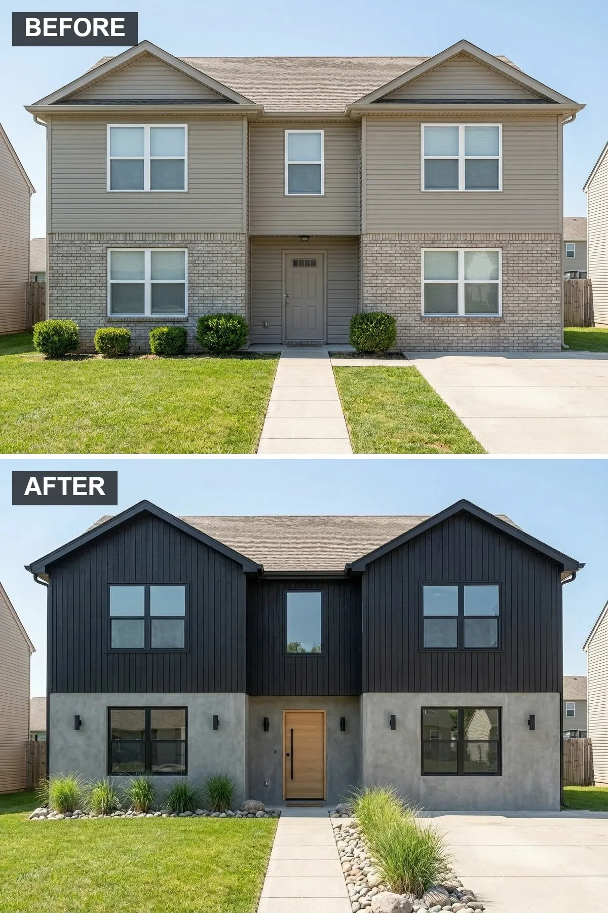 Industrial Chic: Black & Concrete