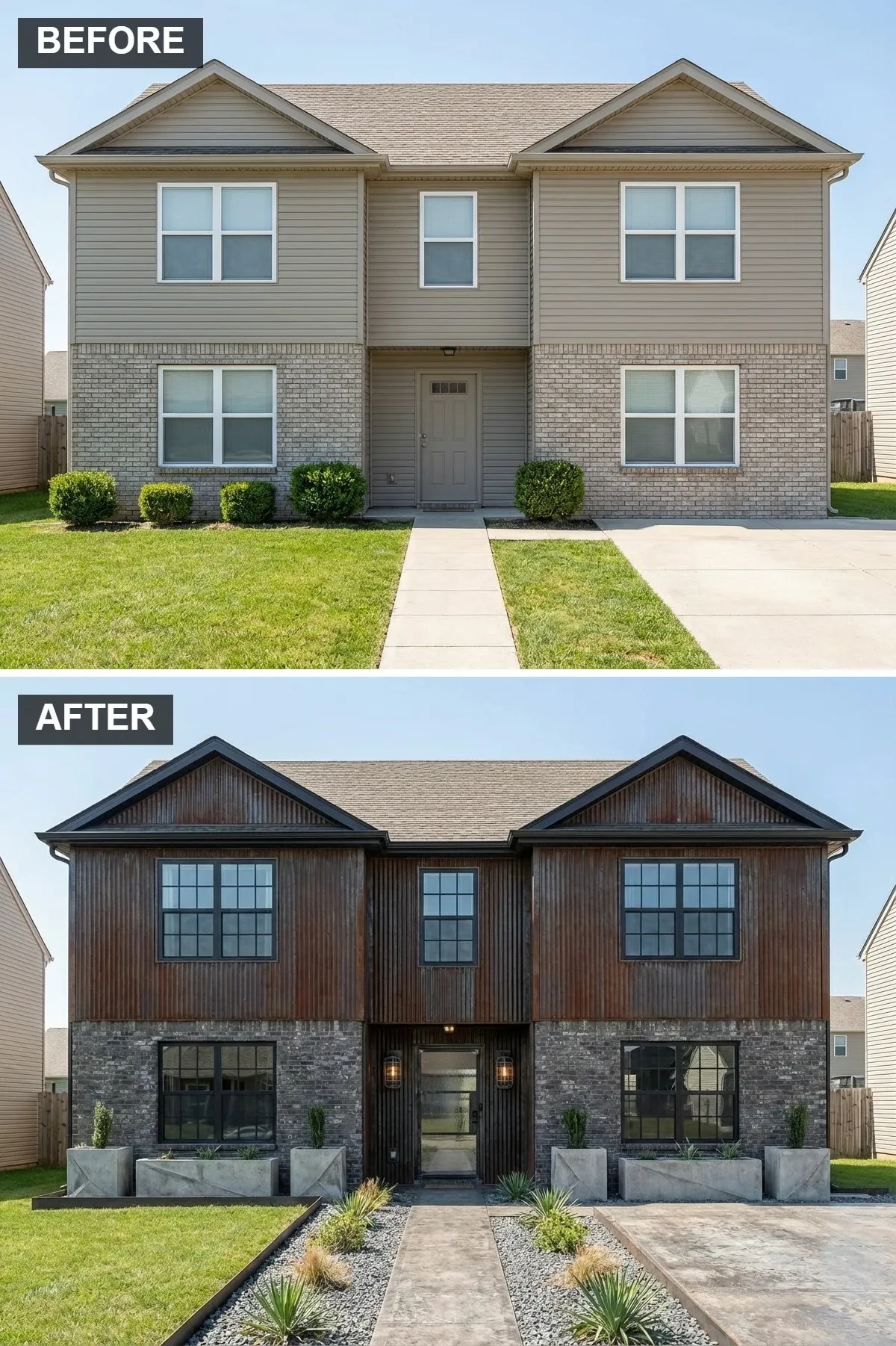 Rugged Industrial with Rusted Metal