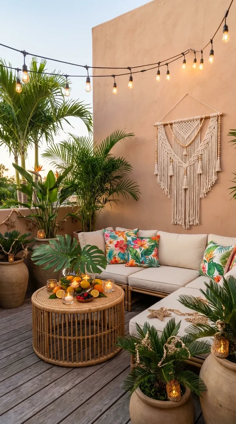 Boho Patio Oasis