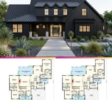 Versatile 4 5 Bedroom Modern Farmhouse Plan