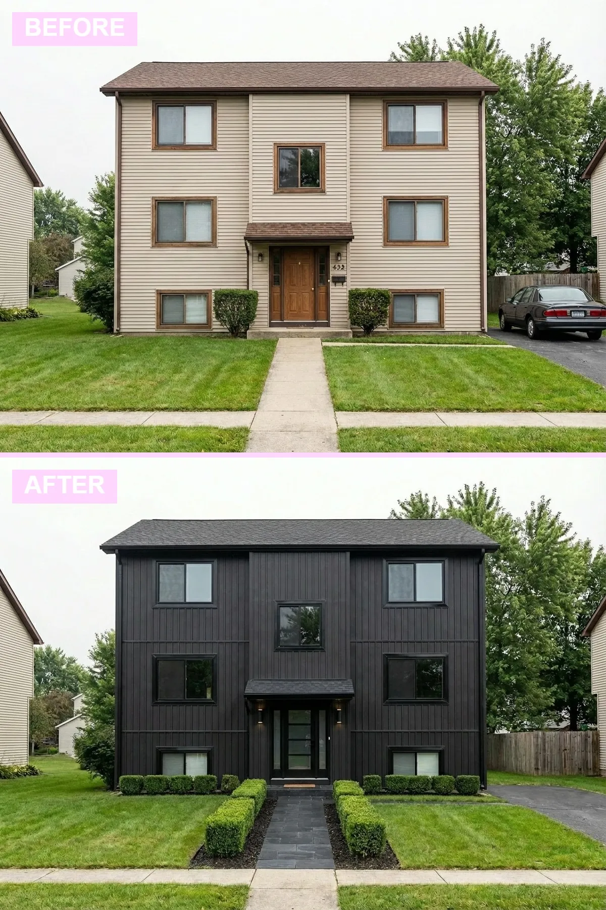 The Bold All-Black Exterior