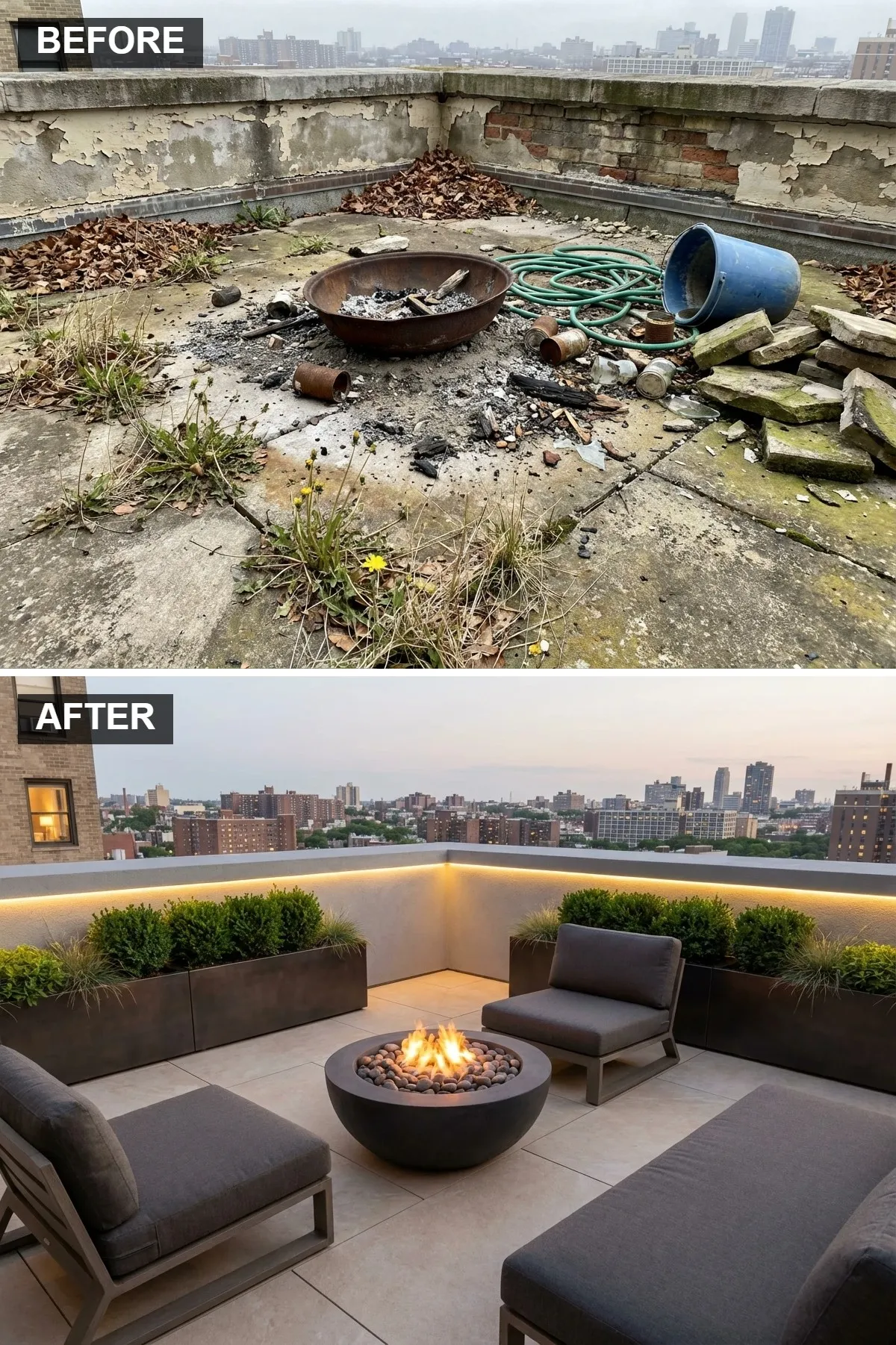 Sleek Modernity with Warm Ambiance