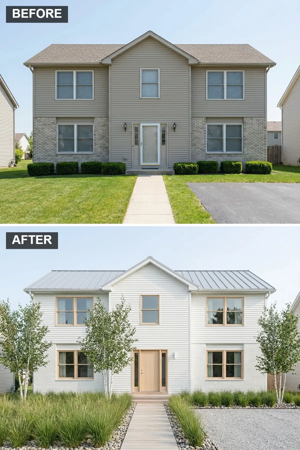 Scandi-Minimalist White & Wood