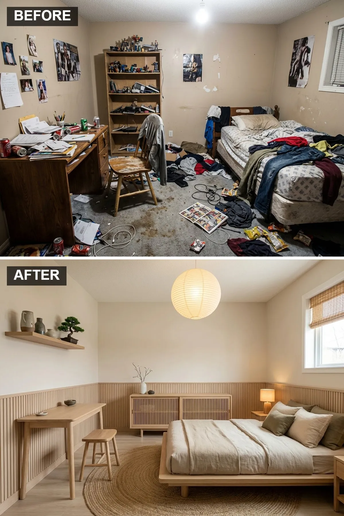 Serene Japandi Zen Sanctuary