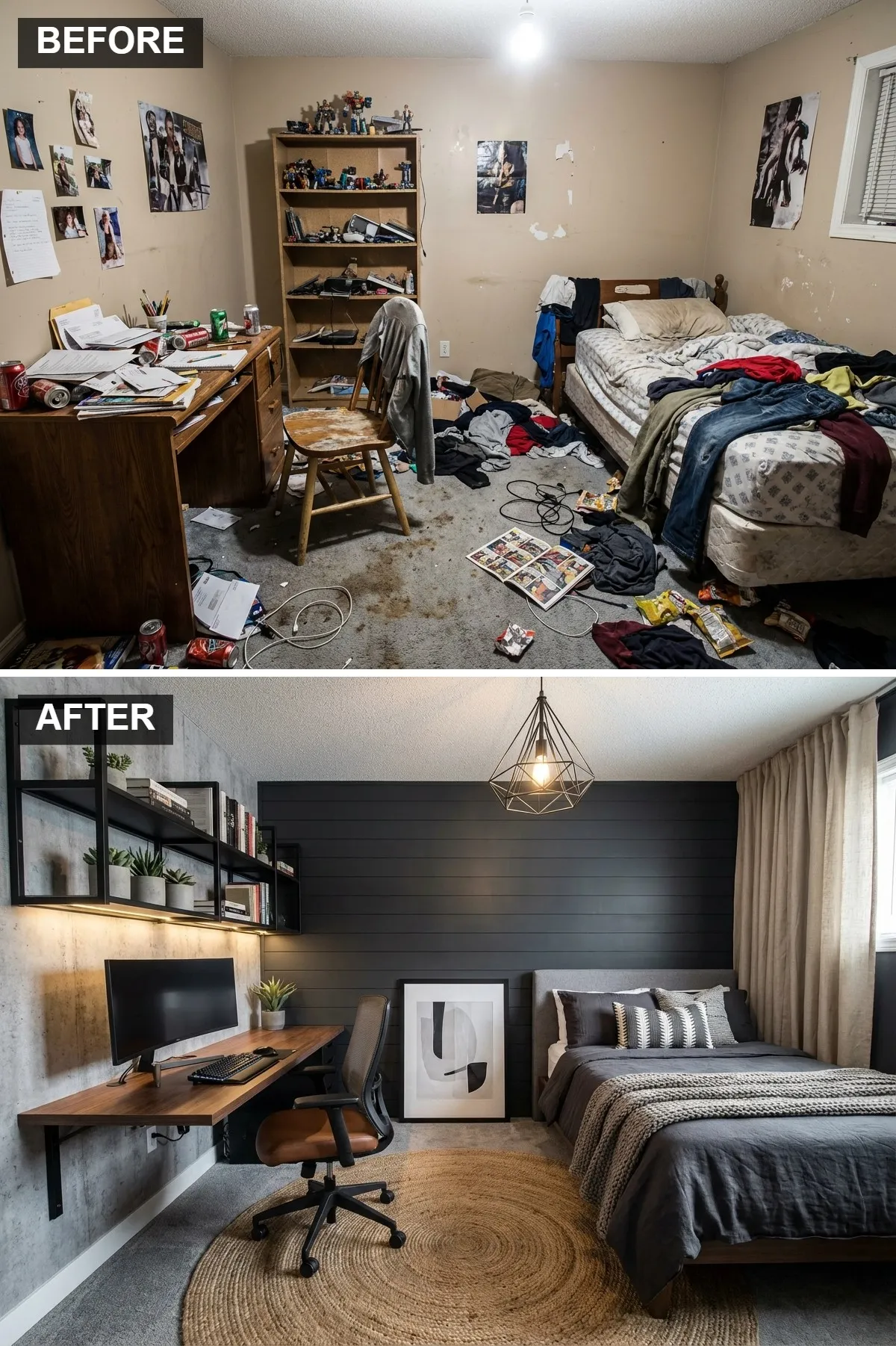 Sleek & Moody Industrial Modern