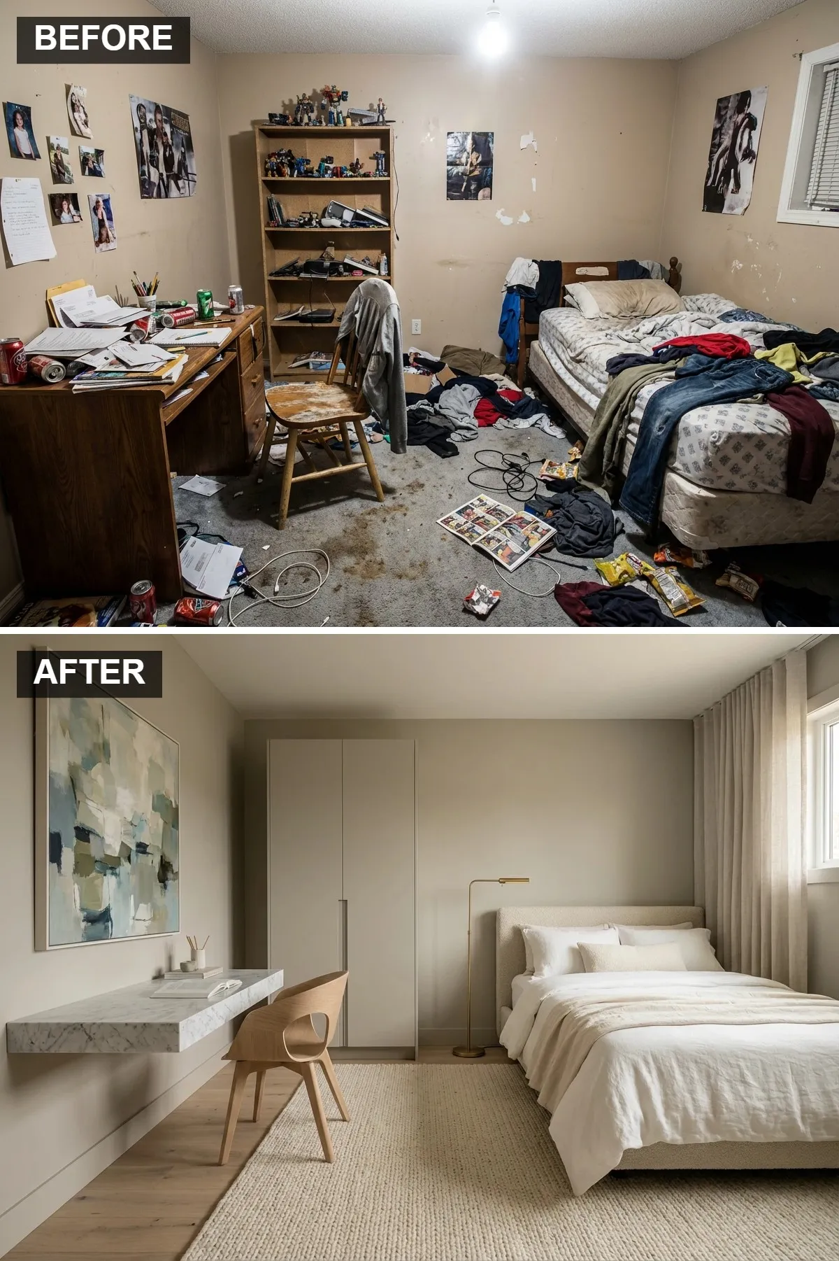 Minimalist Luxe with a Marble Touch