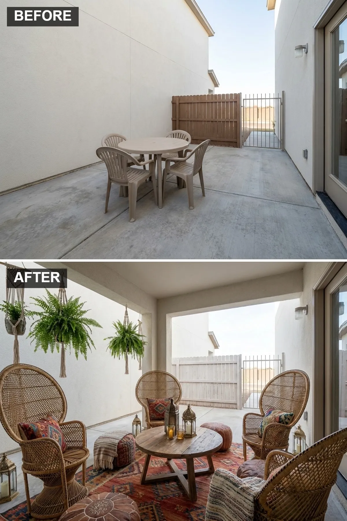 Bohemian Wicker Retreat