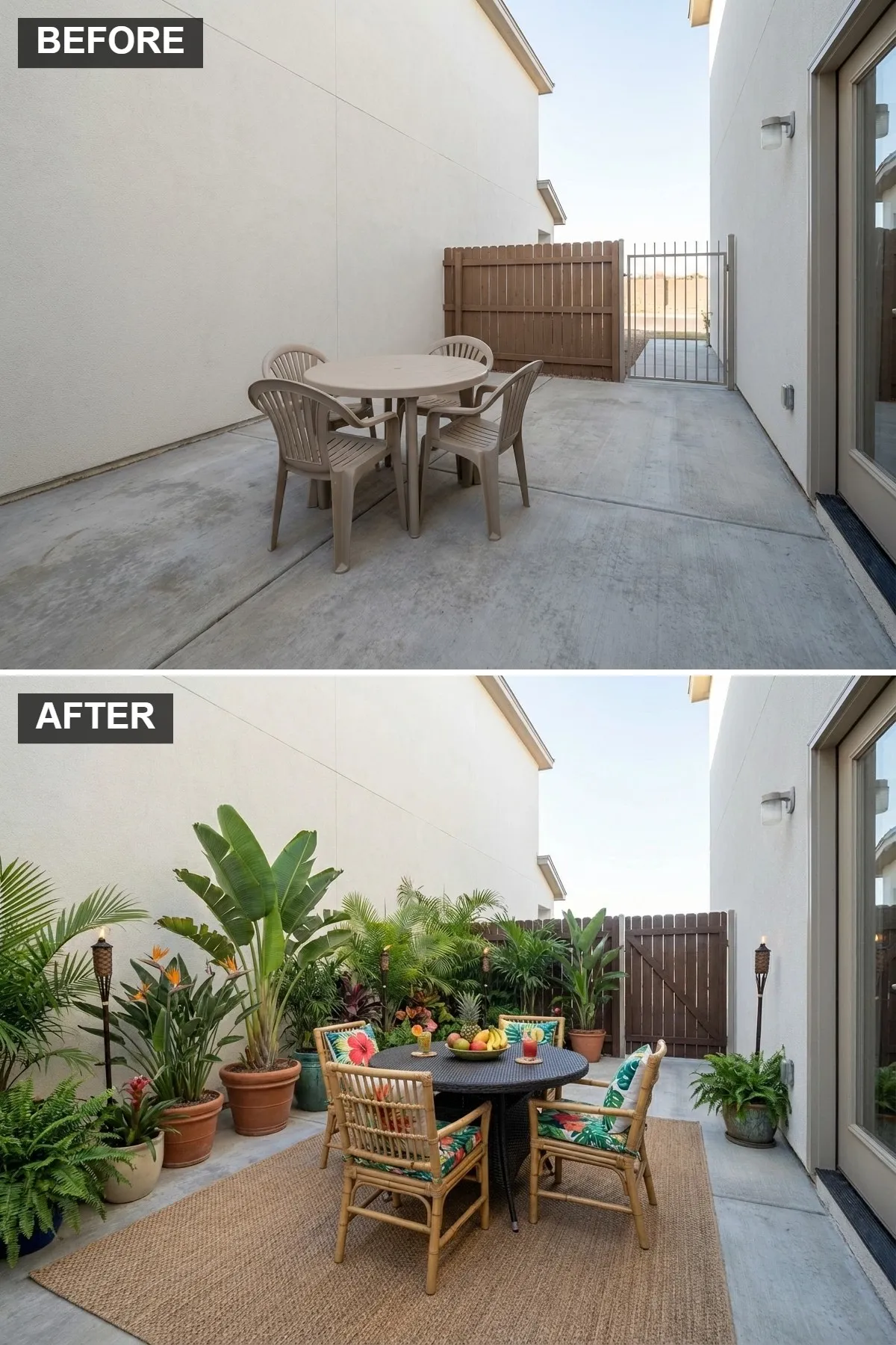 Lush Tropical Tiki Oasis