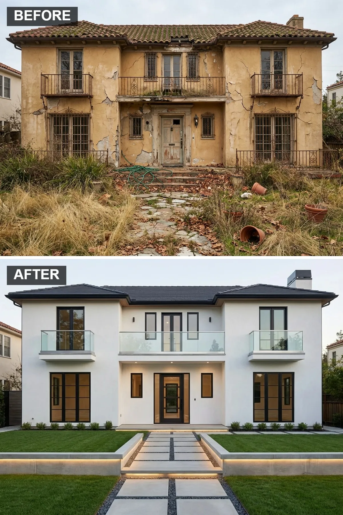 Minimalist White & Black Contrast