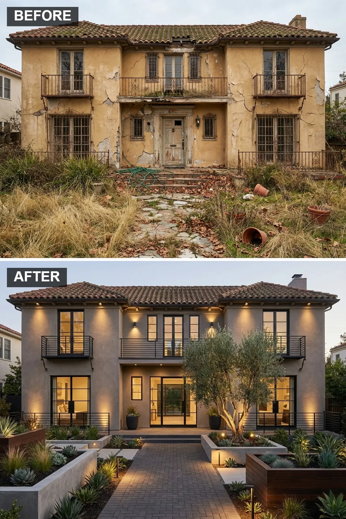 Desert Modern with Concrete & Wood