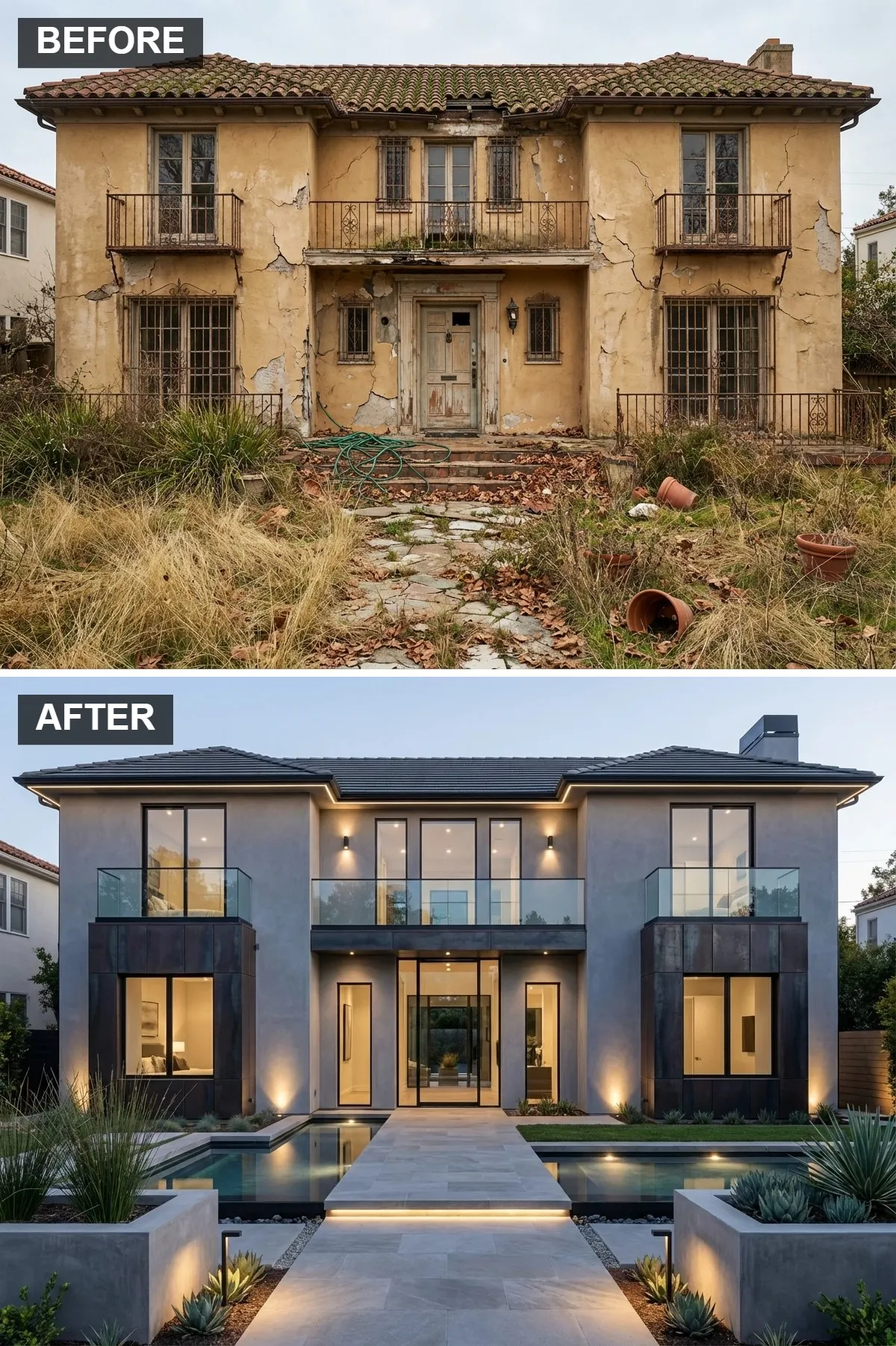 Industrial Chic with Copper & Concrete