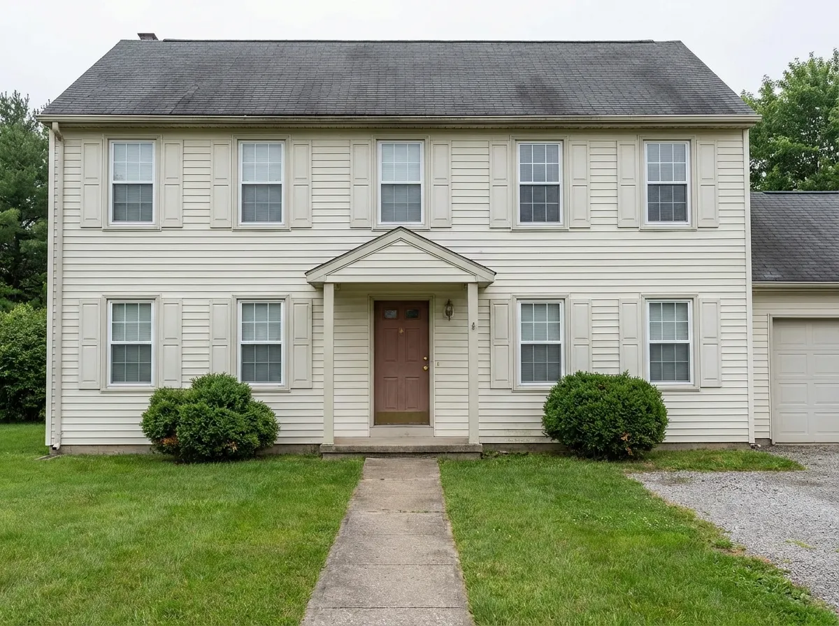 Don't Settle for Beige: See 12 Incredible Exterior Makeovers of This Colonial Home