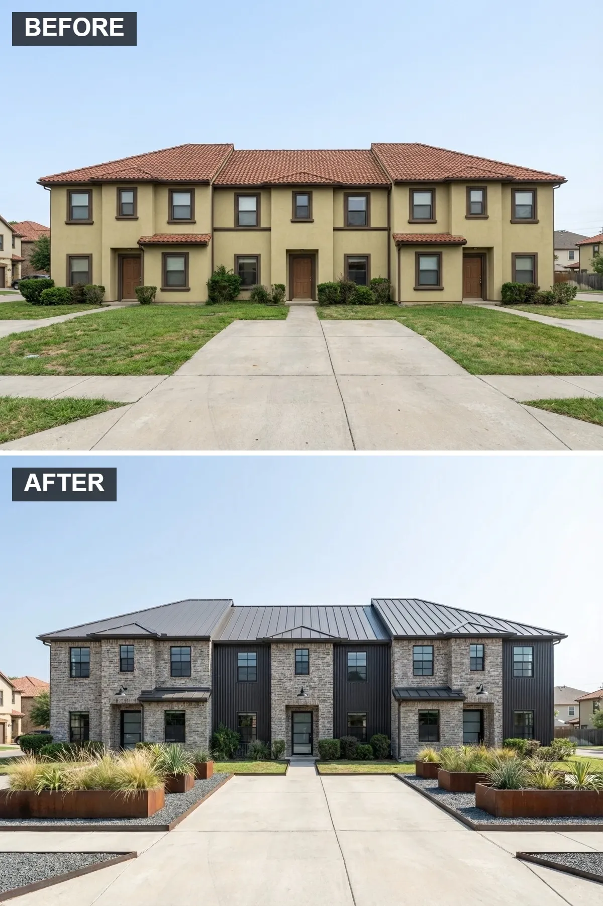 Industrial Chic with Brick and Metal