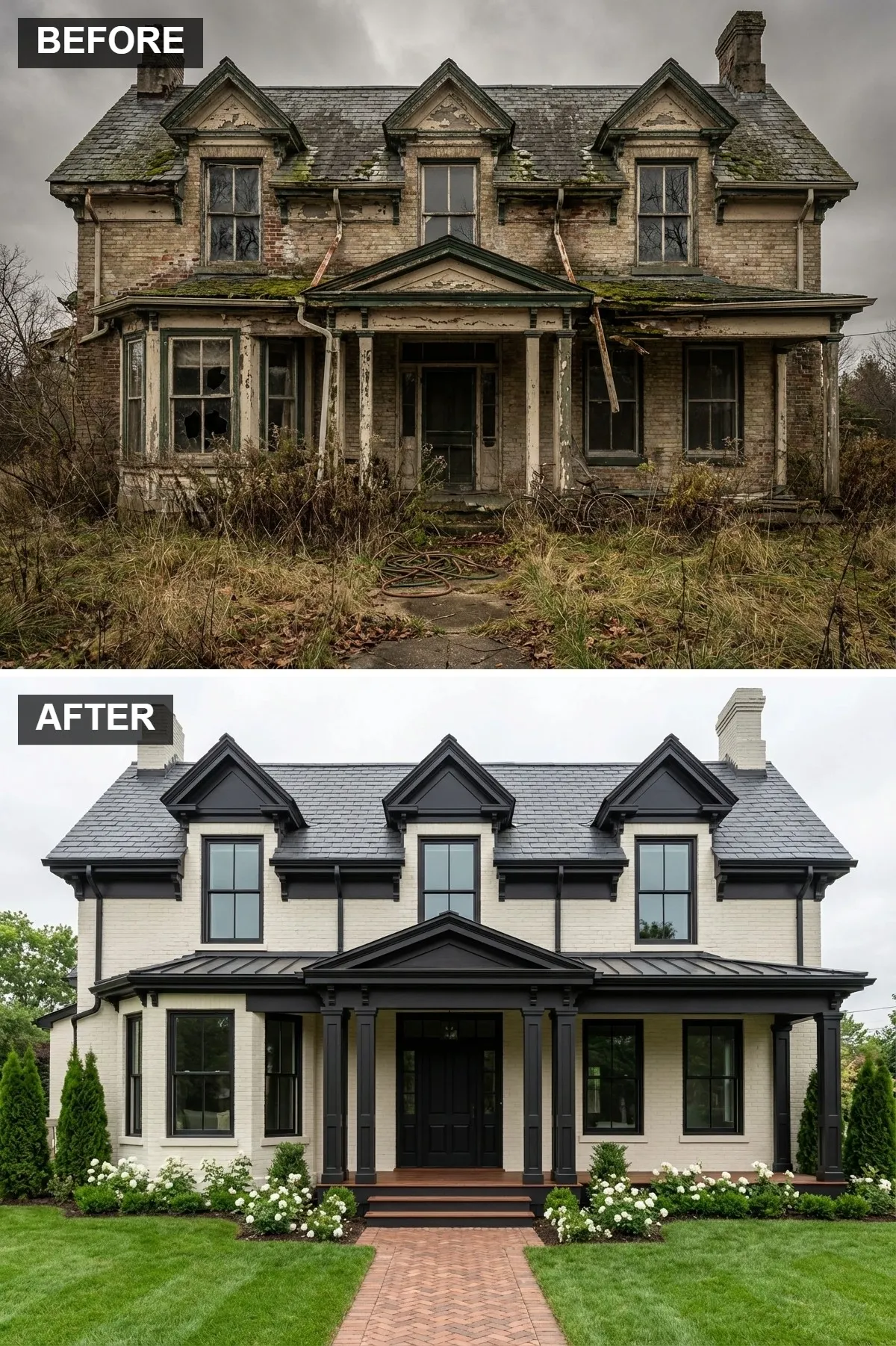 Classic Black & White Elegance