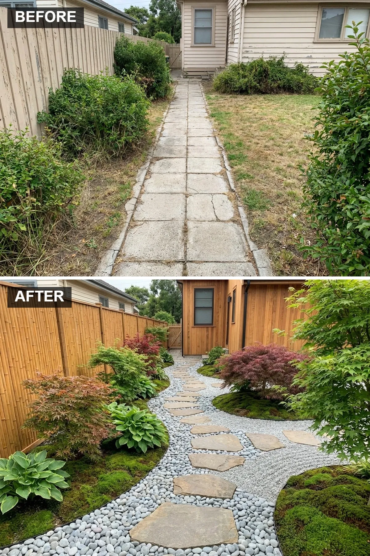 A Tranquil Japanese-Inspired Garden Walk