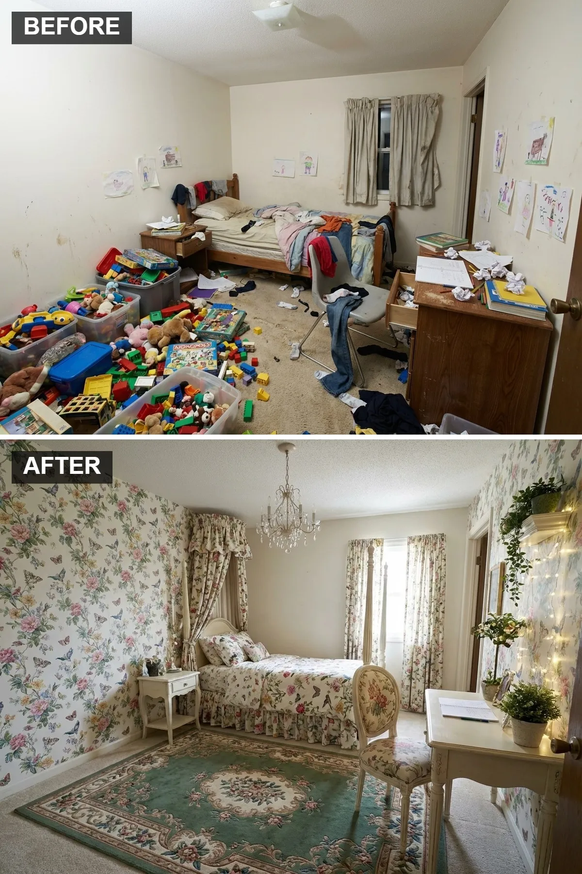 Vintage Floral Fantasy