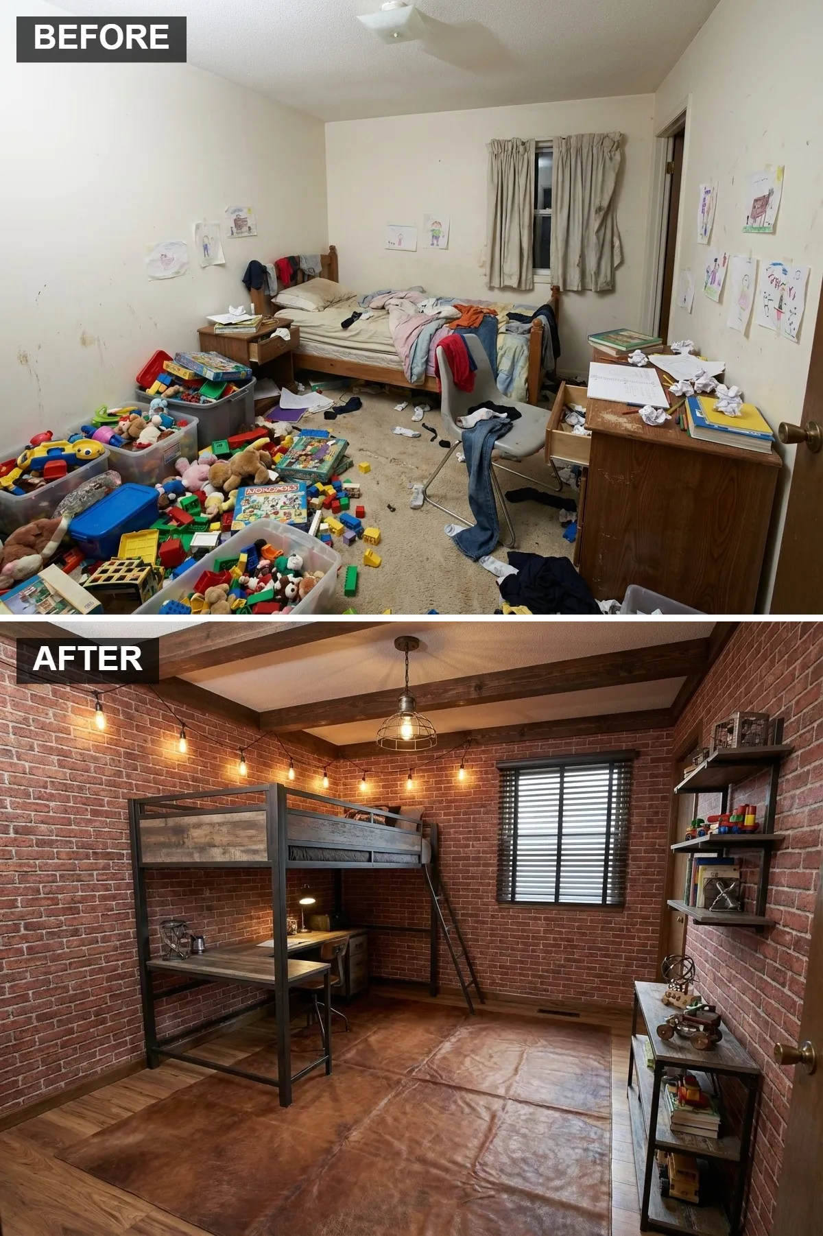 Industrial Brick Loft