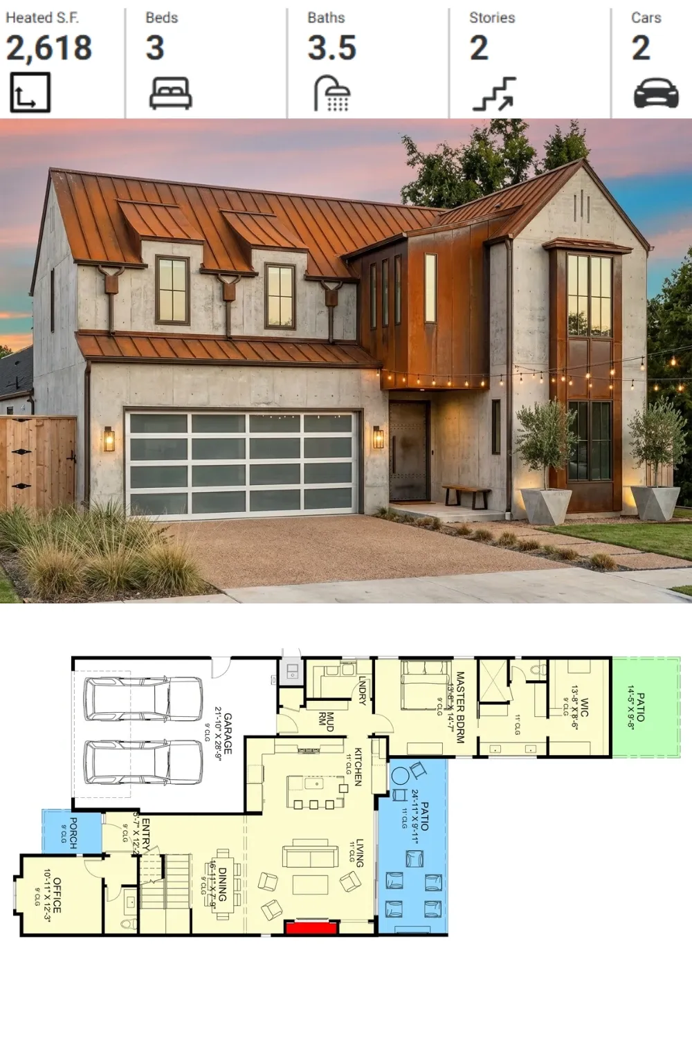 Industrial & Rustic Concrete Facade Inspiration