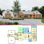 Spacious Modern Ranch House Plan with Vaulted Interiors