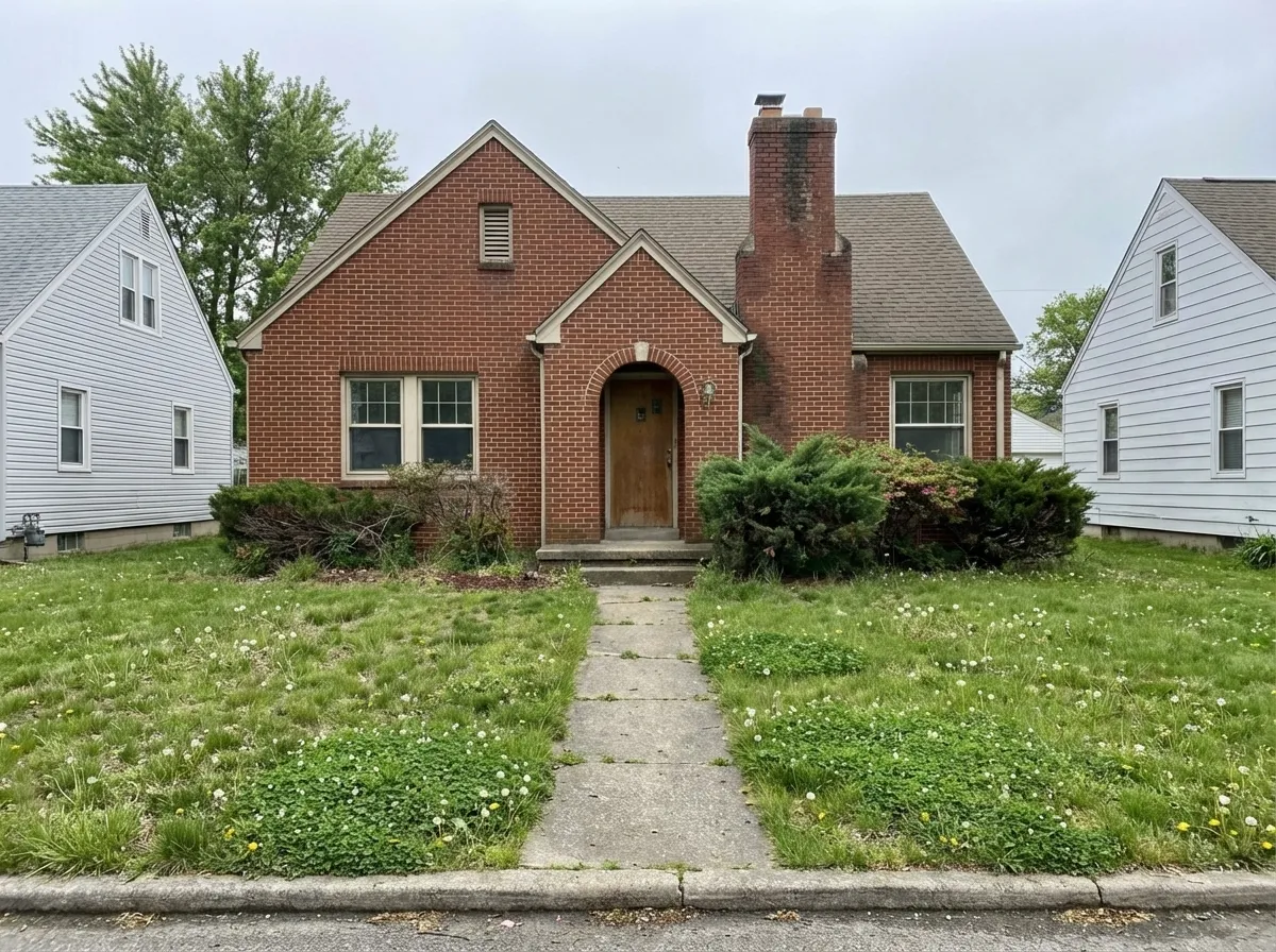 Dated Brick Cottage Gets 12 Stunning Makeovers! #CurbAppeal #BeforeAndAfter