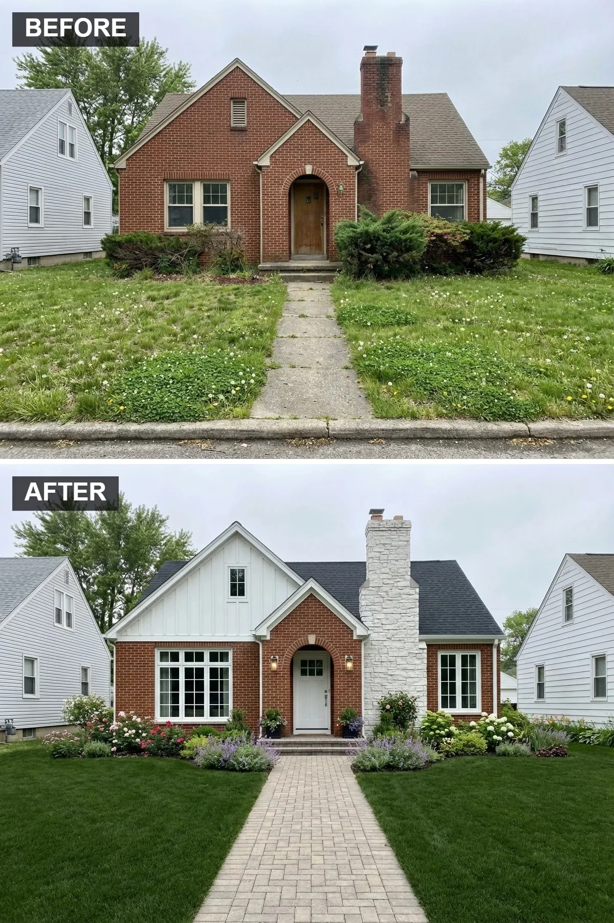 Charming Mixed-Material Cottage