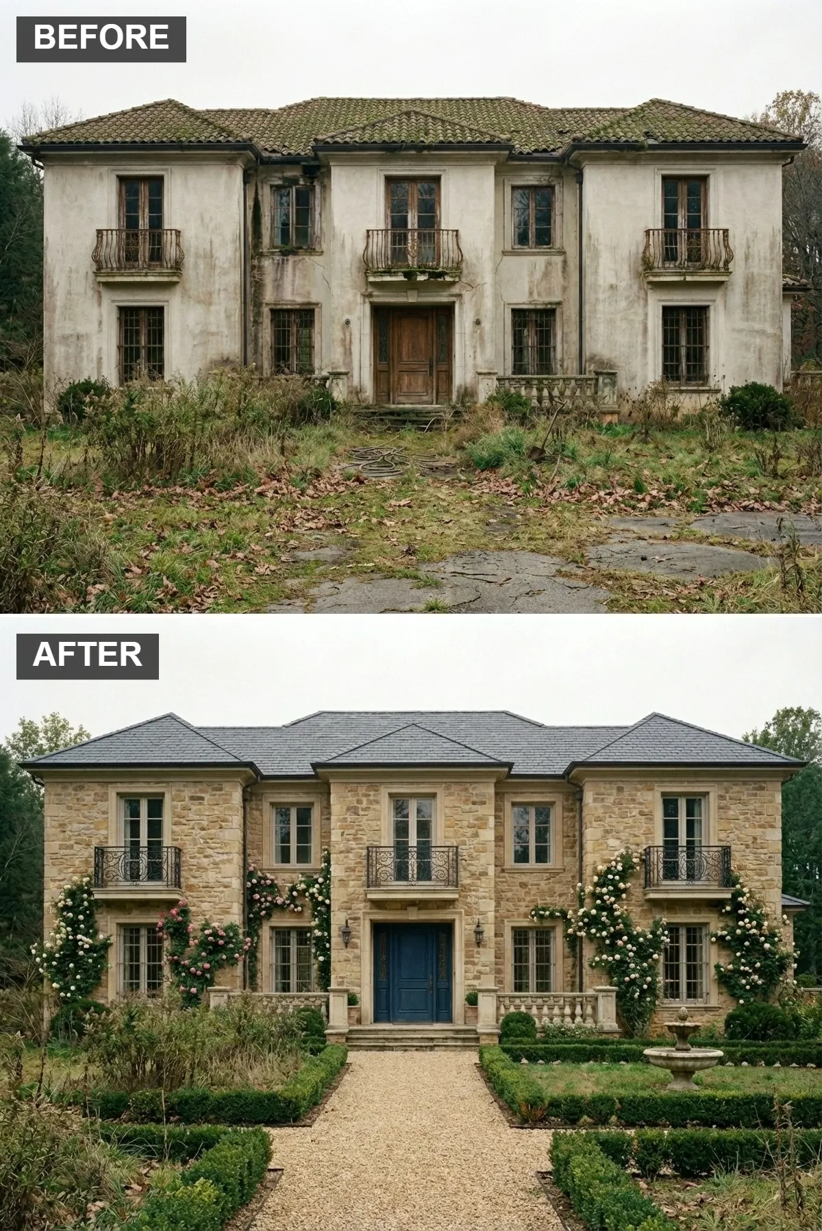 The Romantic French Stone Chateau