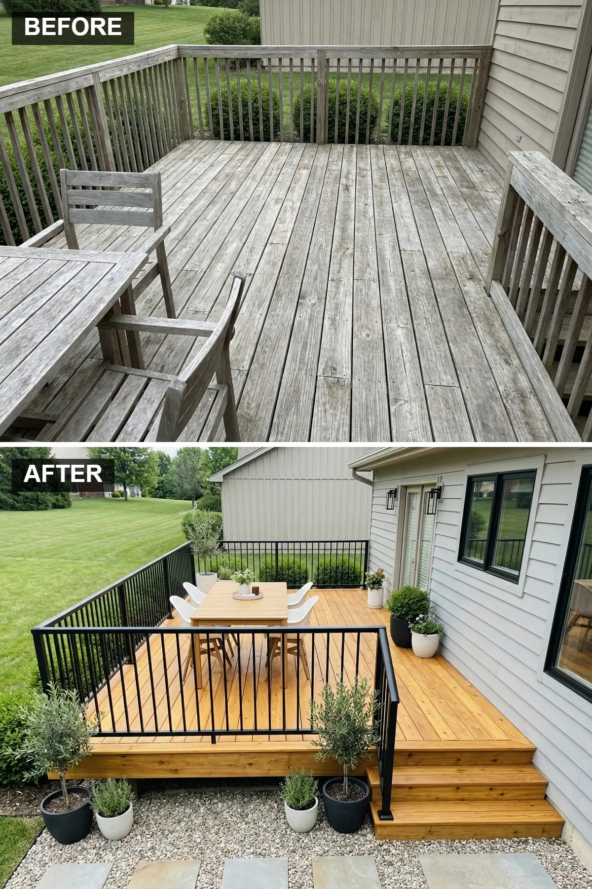 Scandi-Inspired Wood Deck